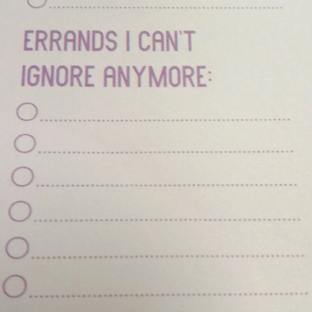 Funny Adulting To Do List Purple and Pink Office Planner with Spiral Binding - Picture 5 of 7